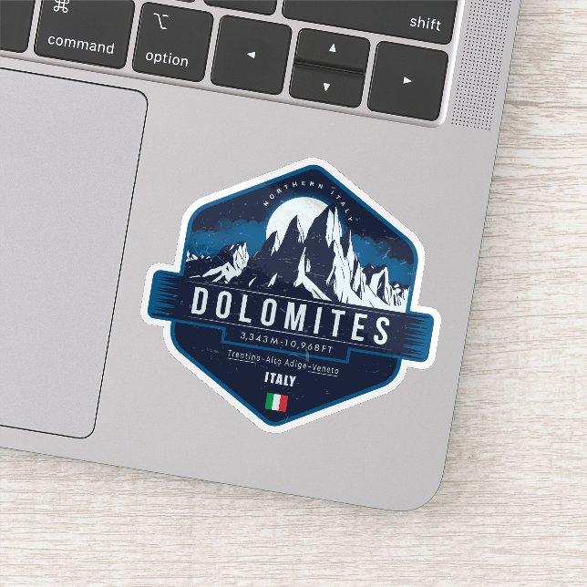 Adesivo Dolomites , Italy (Detalhe)