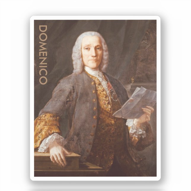 Adesivo Domenico Scarlatti (Frente)