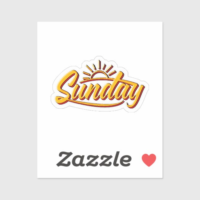 ADESIVO DOMINGO MELHOR VERÃO (Folha)