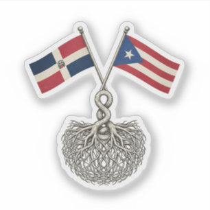Adesivo Dominicano-Porto-Riquenho