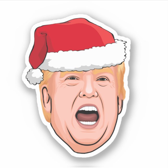 Adesivo DONALD TRUMP Christmas (Frente)