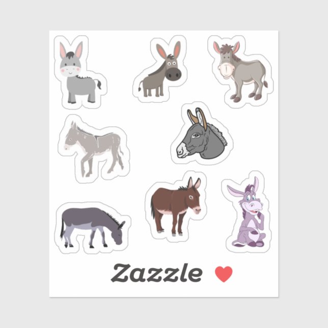 Adesivo Donkey Stickers (Folha)