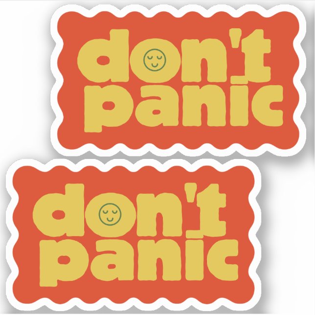Adesivo Don't Panic Sticker Pack (Frente)