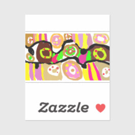 Adesivo Donuts divertidos