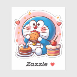 Adesivo Doraemon Gourmet