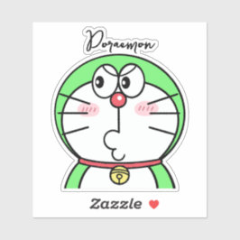 Adesivo Doraemon Mini Sarcástico