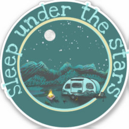 Adesivo Dormir debaixo das estrelas RV Sticker