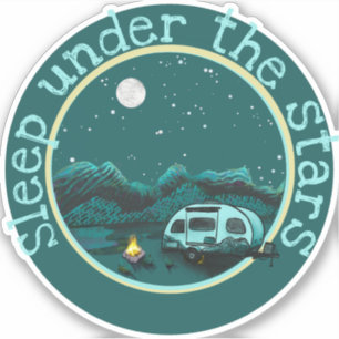 Adesivo Dormir debaixo das estrelas RV Sticker