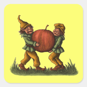 adesivo dos gnomos de maçã