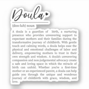 Adesivo Doula Gift, Birth Worker, Doula Definition