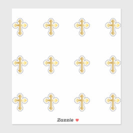 Adesivo Dourada Cruz de Trindade de Tom