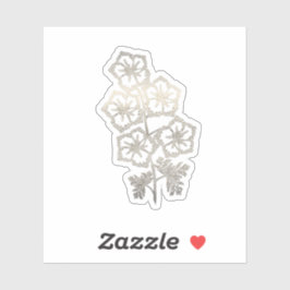 Adesivo Dourada Larkspur Flower