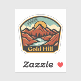 Adesivo Dourado Hill, Colorado Sticker