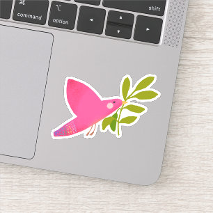 ADESIVO DOVE, SÍMBOLO DE PAZ