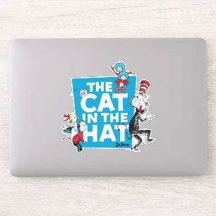 Adesivo Dr. Seuss   Cat no logotipo Hat - Caracteres