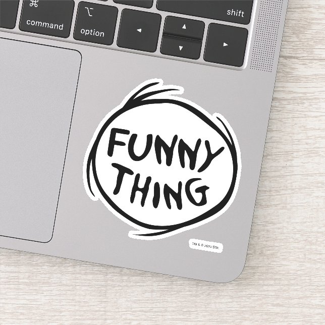 Adesivo Dr. Seuss | Coisa Dois - Coisa Engraçada (Detalhe)