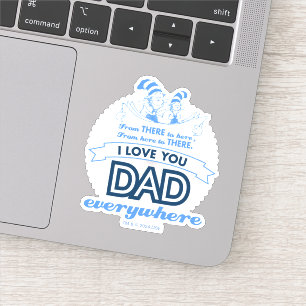 Adesivo Dr. Seuss Eu Te Amo Papai Em Qualquer Lugar