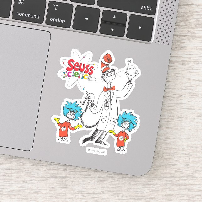 Adesivo Dr. Seuss | Gato na Ciência do Hat Seuss (Detalhe)