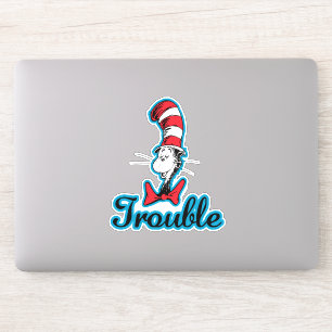 Adesivo Dr. Seuss Gato no Hat Trouble