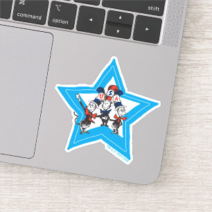 Adesivo Dr. Seuss   Gráfico Little Cats USA Hats