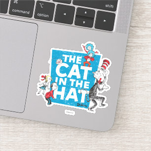 Adesivo Dr. Seuss Logotipo do Gato no Chapéu - Personage