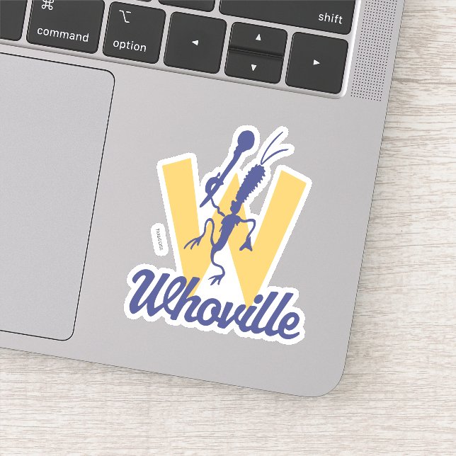 Adesivo Dr. Seuss | Logotipo W Who-ville (Detalhe)