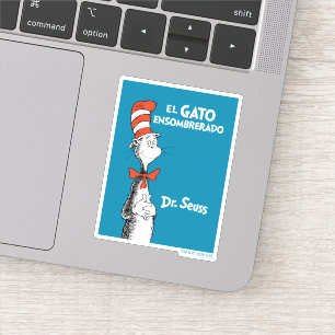 Adesivo Dr. Seuss O Gato Malhado Português