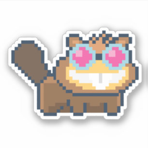Adesivo Dra. Beev Poptropica Sticker de 8 bits