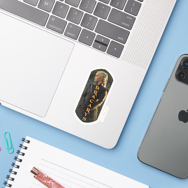 Adesivo "Dracarys" Daenerys Targaryen Graphic (Notebook com iPhone)