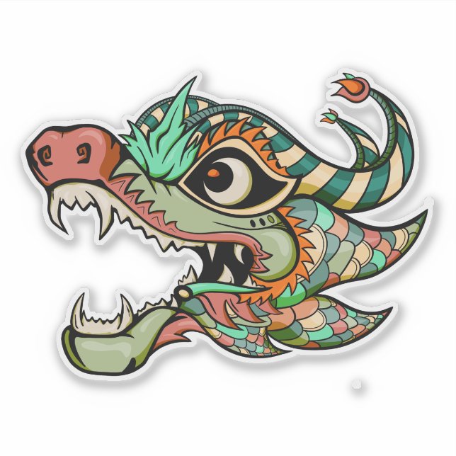 Adesivo dragão (Frente)