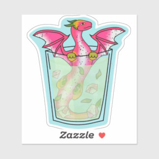 Adesivo Dragon Fruit Drink Sticker