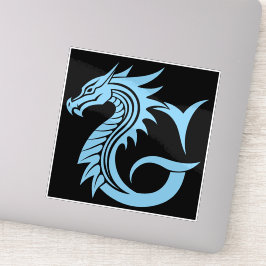 Adesivo Dragon Styled Letter G, Dragon Alphabet, Monogram