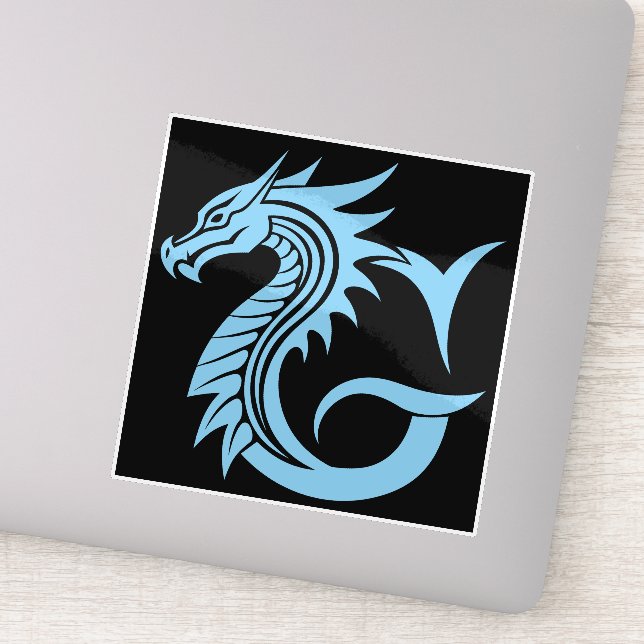 Adesivo Dragon Styled Letter G, Dragon Alphabet, Monogram (Detalhe)