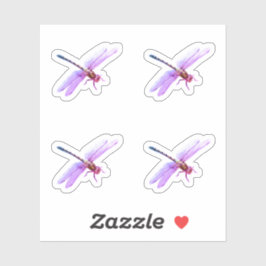 Adesivo Dragonflies Roxos