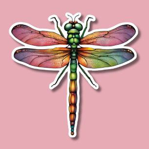 Adesivo Dragonfly Colorida à Prova de Água