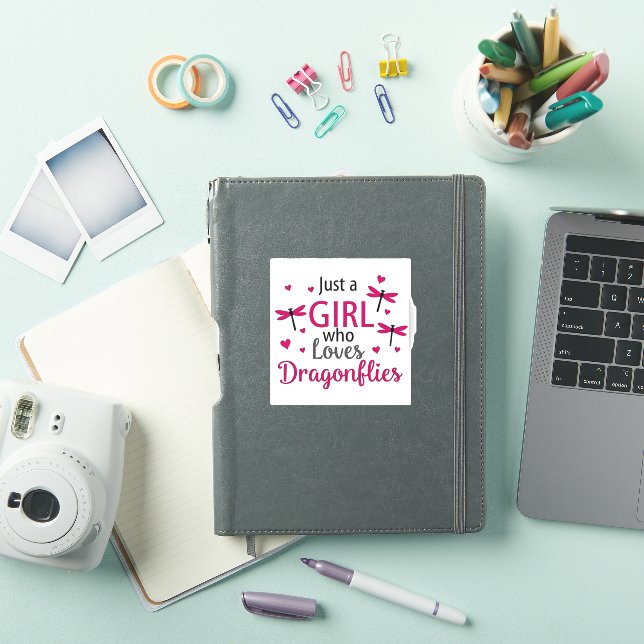 Adesivo Dragonfly Just A Girl Who Loves Dragonflies T-Shir (Capa para iPad)