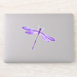 Adesivo Dragonfly Púrpura Personalizada - Vinheta-Vinil Co