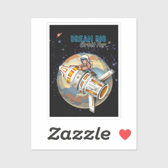 ADESIVO DREAM BIG ORBIT LONGE (Folha)