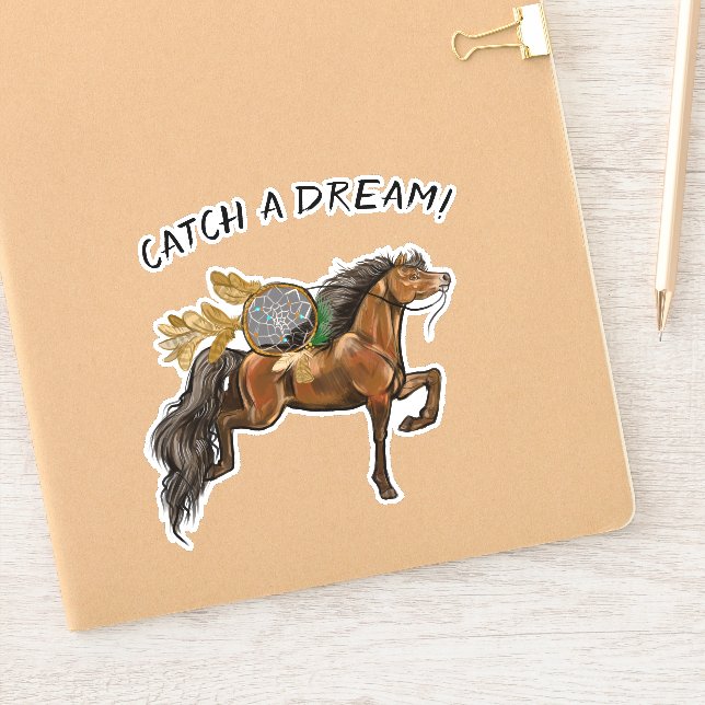 Adesivo Dreamcatcher Bay Horse (Notebook)