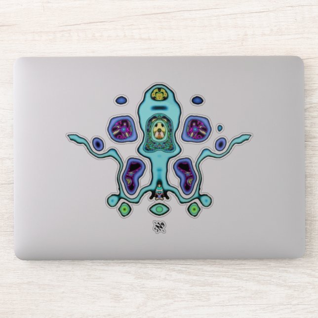 Adesivo Drone de alienígena biomecânico/lula de alienígena (Computador)