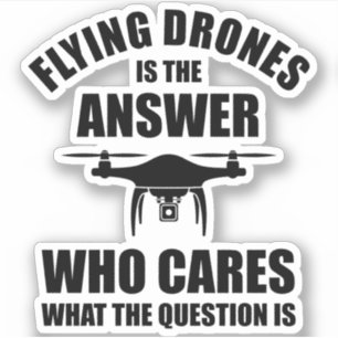 Adesivo Drones Voadores É A Resposta