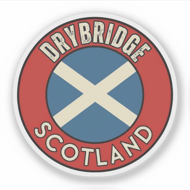 Adesivo Drybridge, Escócia (Frente)