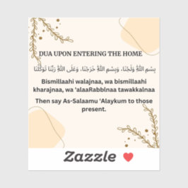 ADESIVO DUA AO ENTRAR EM CASA