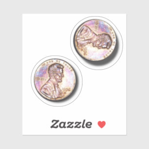 Adesivo Duas Pennies de Centavos