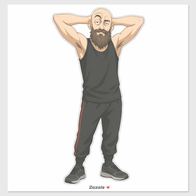 Adesivo DuDe Relaxed Stance (Folha)