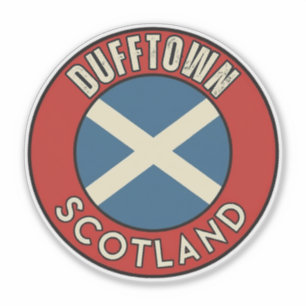 Adesivo Dufftown, Escócia