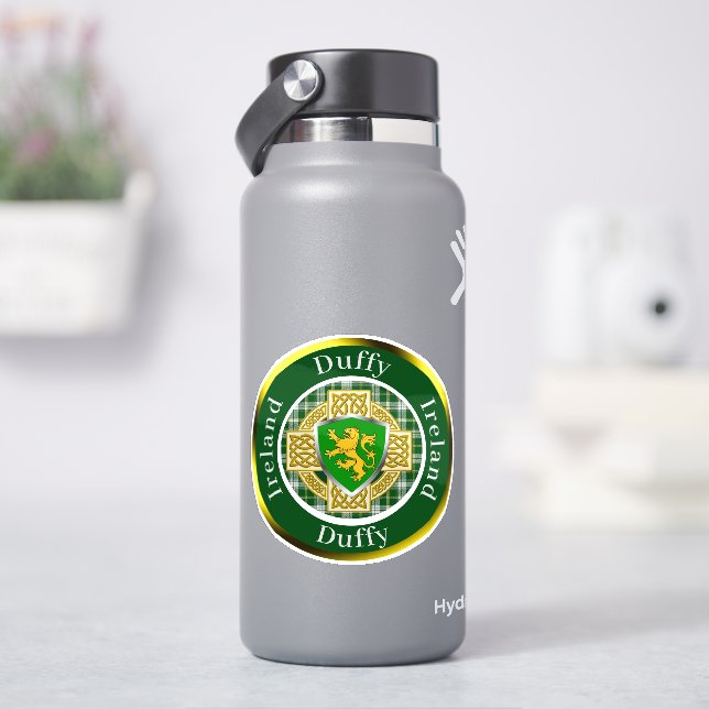 Adesivo Duffy Shield & Cruz Celta Personalizado (HidroFlask)