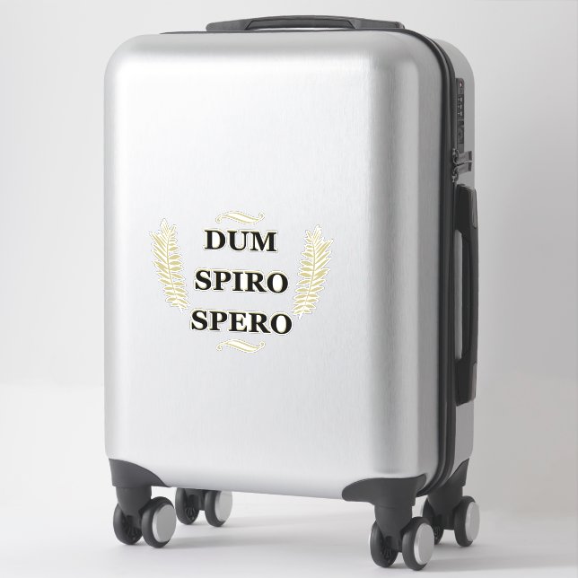 Adesivo Dum spiro spero (Mala)