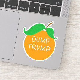 Adesivo Dump Trump Orange Custom-Cut Vinyl Decal Sticker