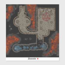 Adesivo Dungeon Azulejo Sticker: Oculto Subterrâneo
